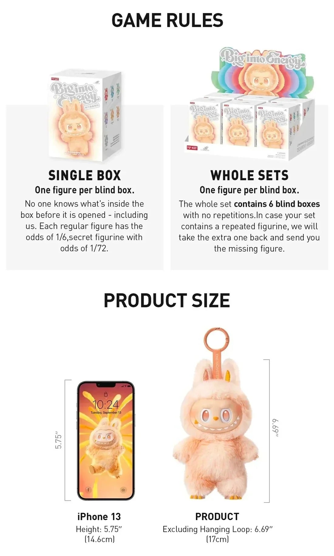 The Labubu Big Into Energy Blind Box