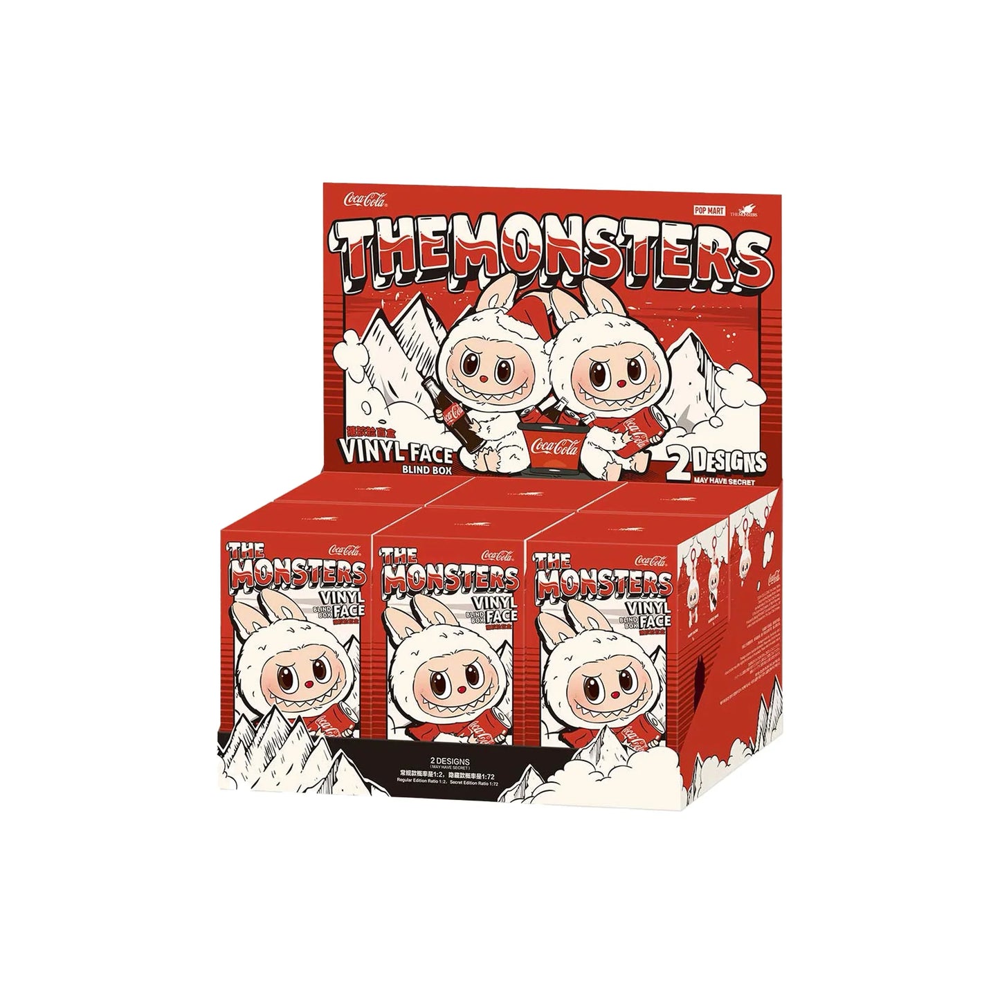 THE POPS MART COCA-COLA Vinyl Face Action Monster Figures Blind Box Collectible Toy Pack of 1